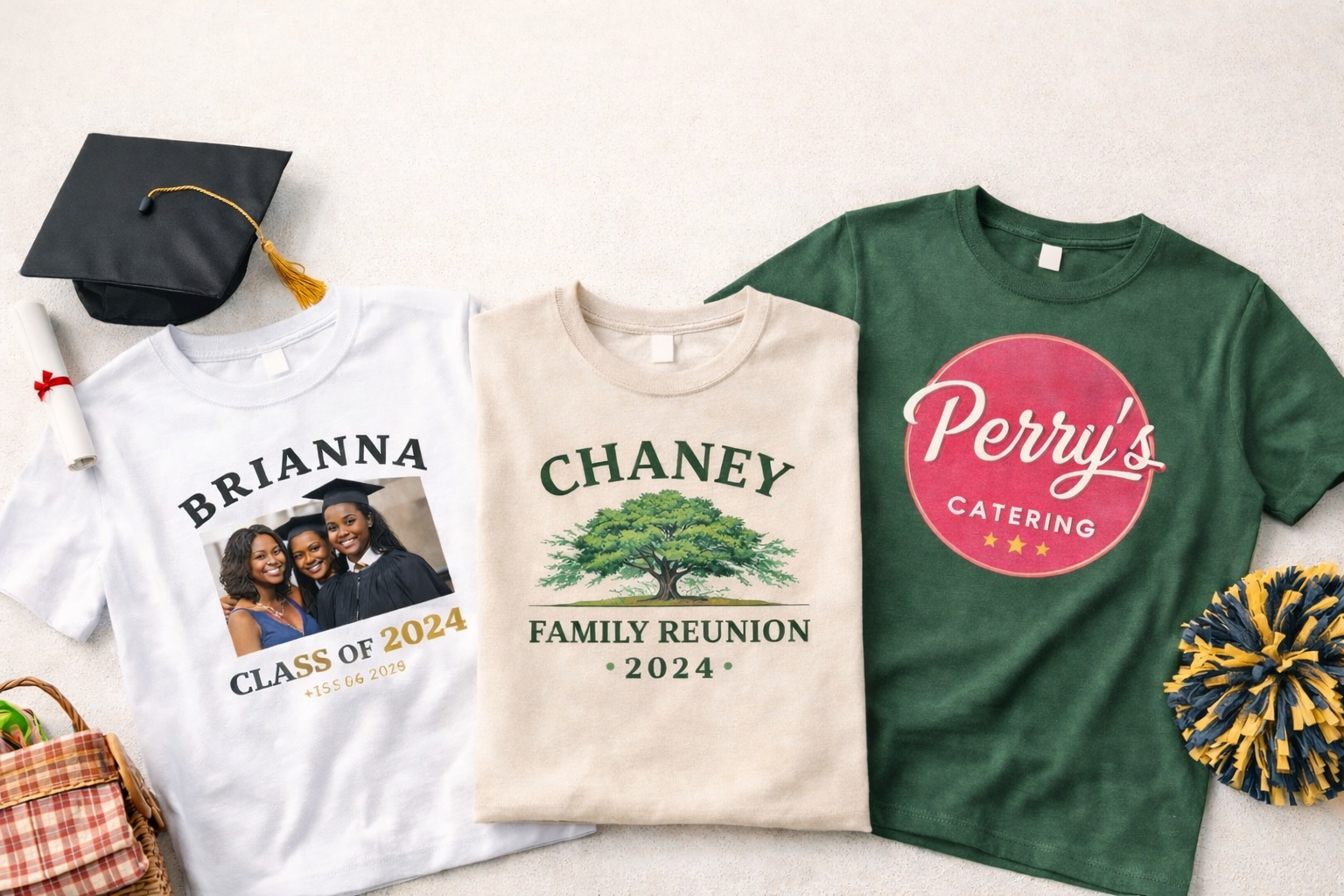 Custom Bulk T-Shirts | Group Orders | Business, School & Event Shirts (15+ Minimum)