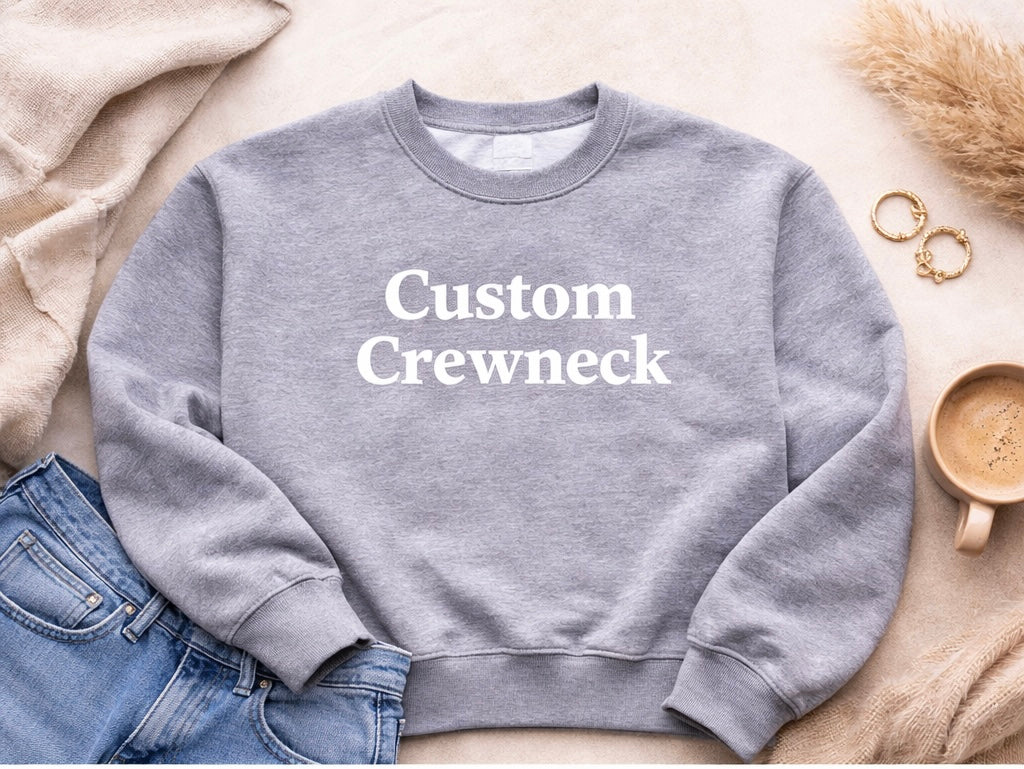Custom Printed Crew Neck Sweatshirts